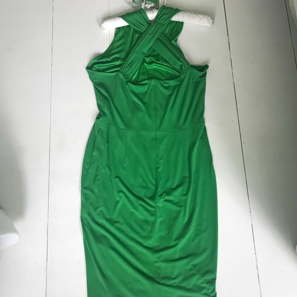 David Meister Kelly green dress - Picture 4 of 7